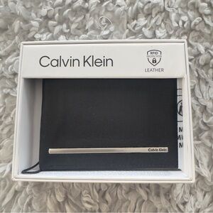 New Calvin Klein Black Leather wallet. Brand